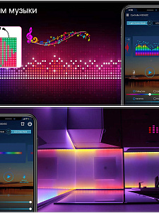 Огонек OG-LDL30-1 LED контроллер DC 12-24В (Wi-Fi, 2*RGB, 2*3PIN)